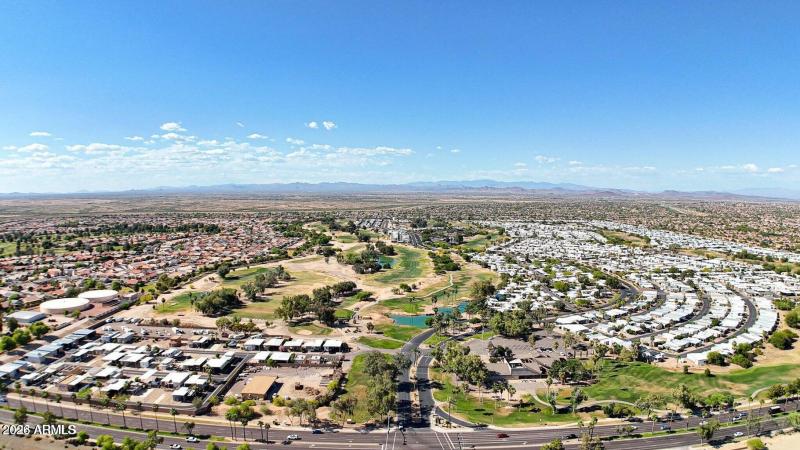Aerial view of HT resort