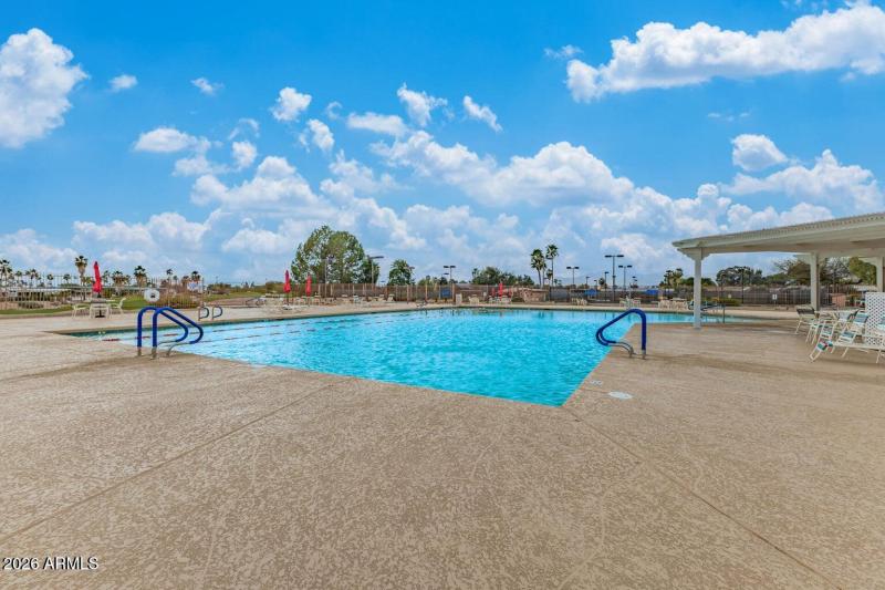 Plenty of decking around the pool