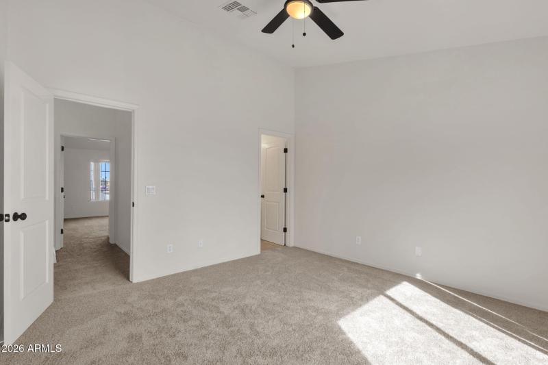 Brand new carpet in Master Two