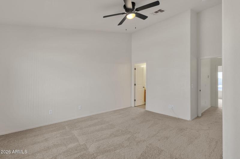 Brand new carpet in Master One