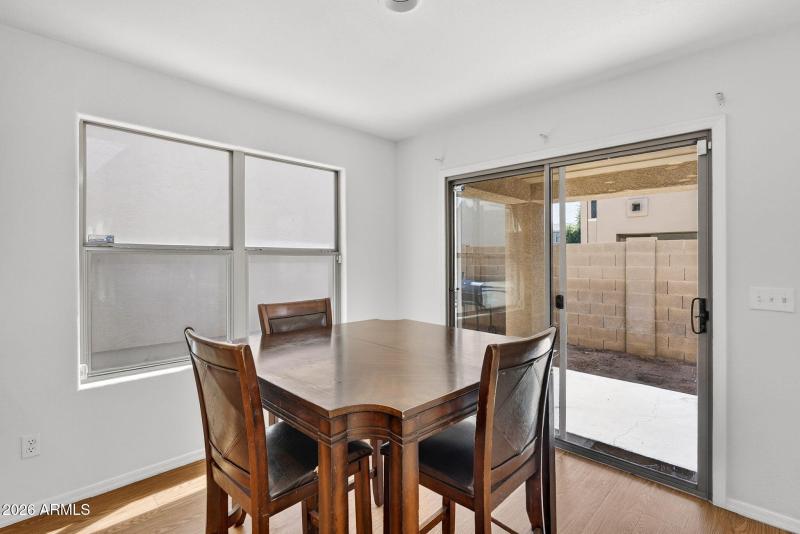 Dining Area with Patio Access