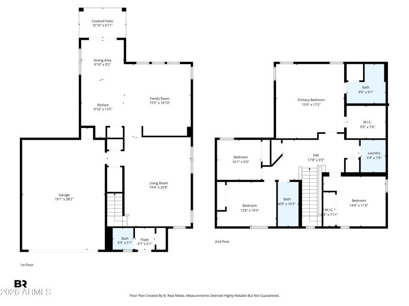 Two-Story Home Floor Plan