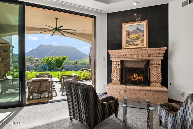 Primary Bedroom Fireplace Troon