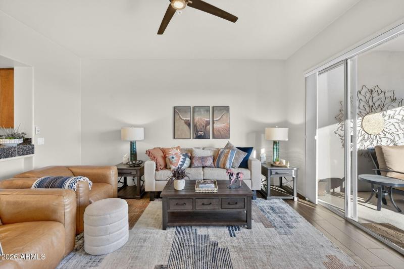 Living Room – Seating Area to Patio