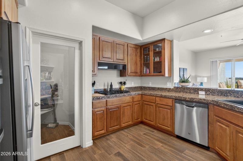 Kitchen – Main Workspace & Pantry