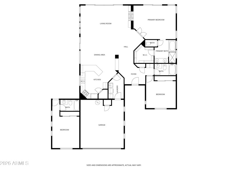 2D floor plan- Sandy Vista