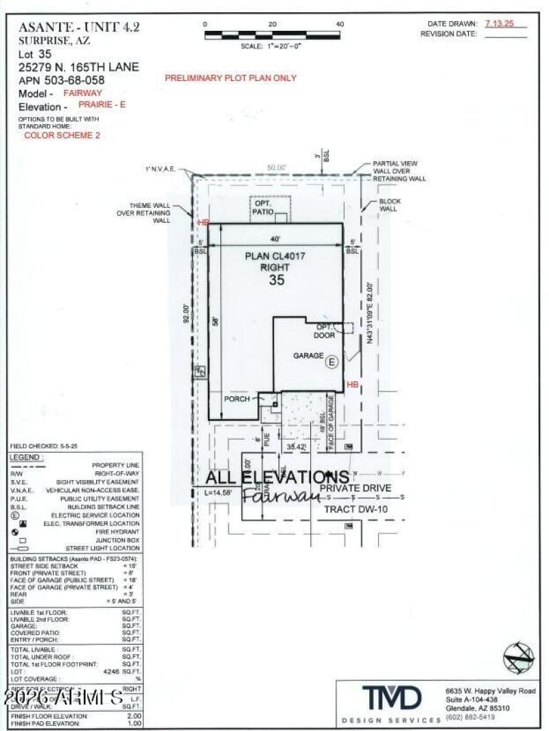 Preliminary Plot Plan