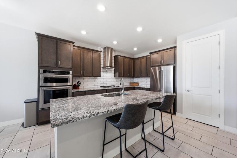 Granite breakfast bar