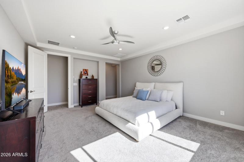 Ceiling Fan in the Owners Suite