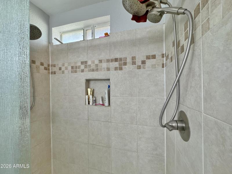 Custom tile shower