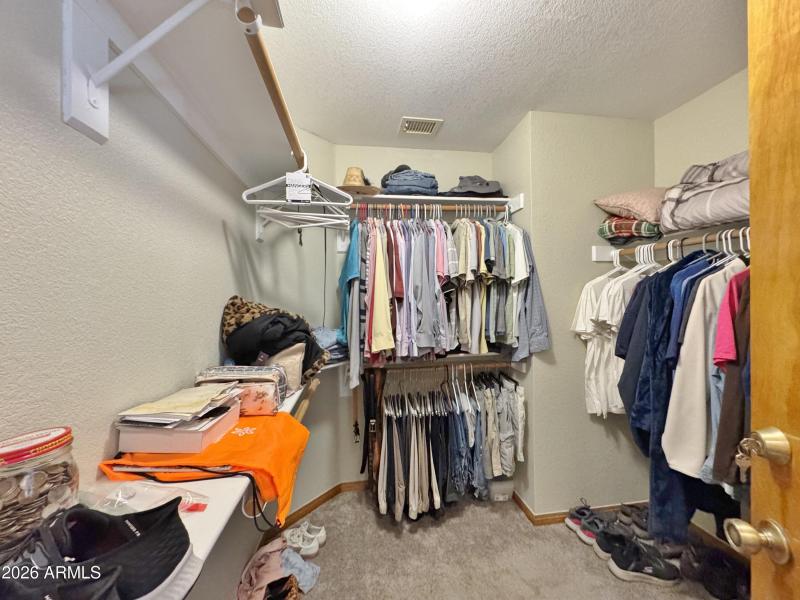 Master walk in closet