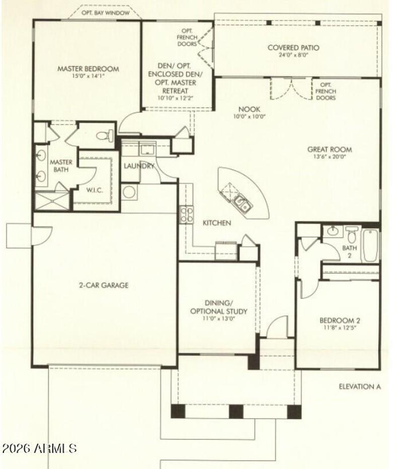 Serenade Floorplan w/ Primary Retreat