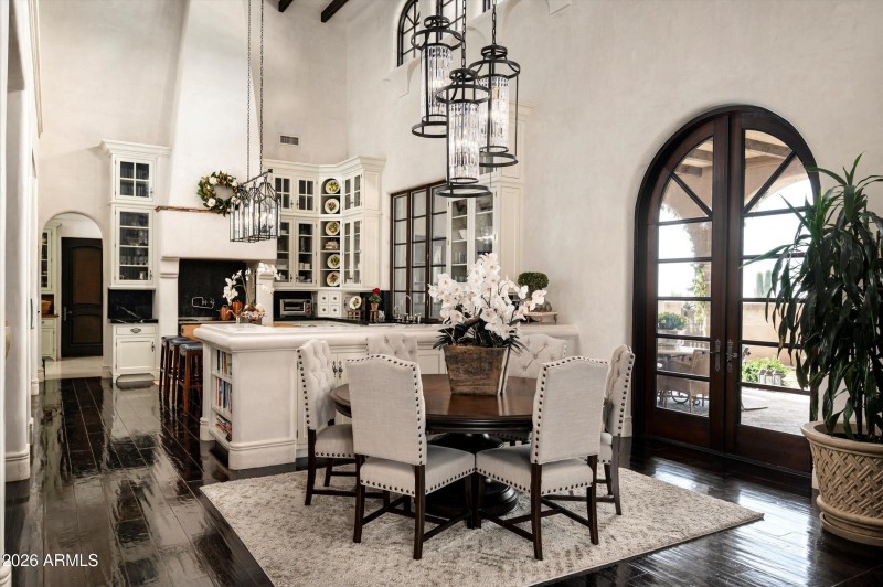 Kitchen and living room open space