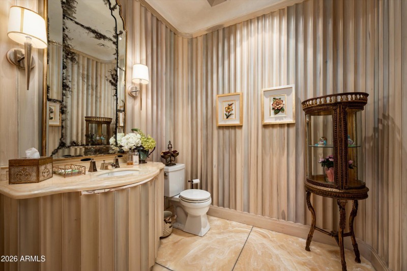 Elegant Powder room