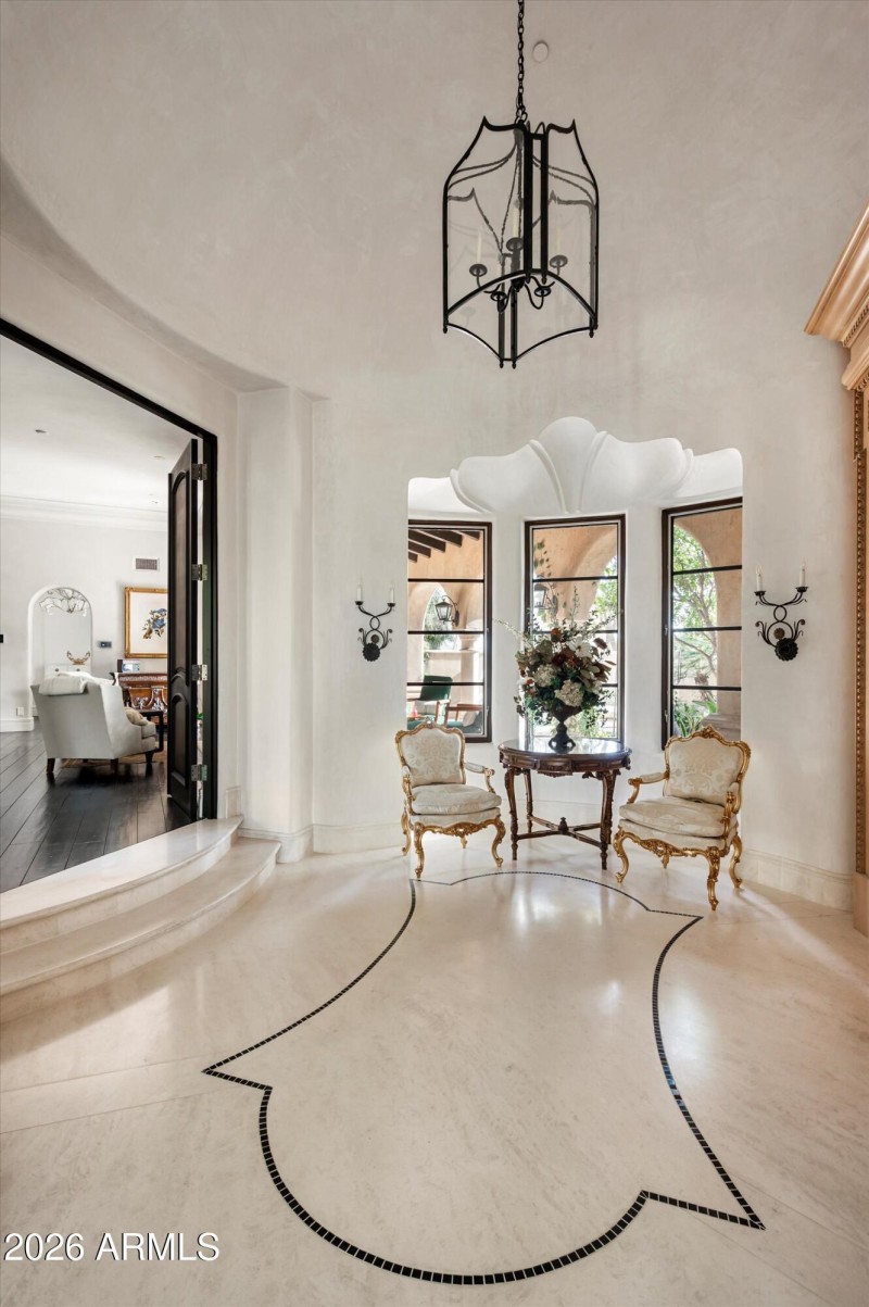 Hallway between Primary and Library