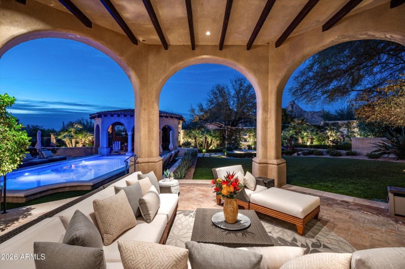 Evening under the Cabana