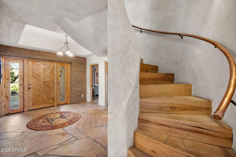 Foyer + Curved Staircase