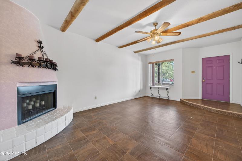 spacious family room