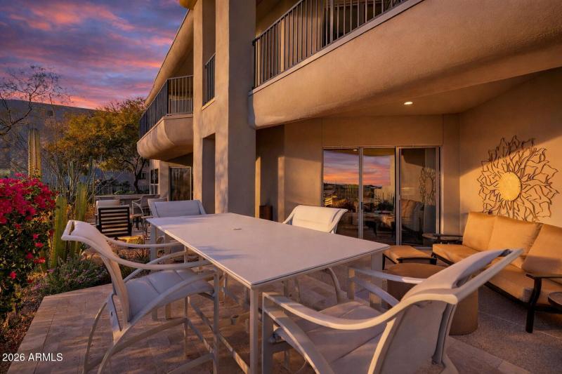 Virtually twilight Patio