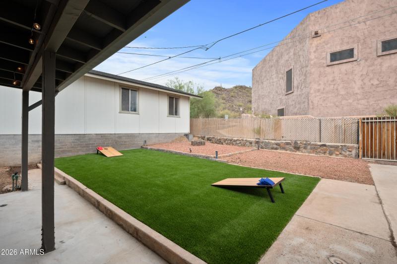 Backyard & Add Garage