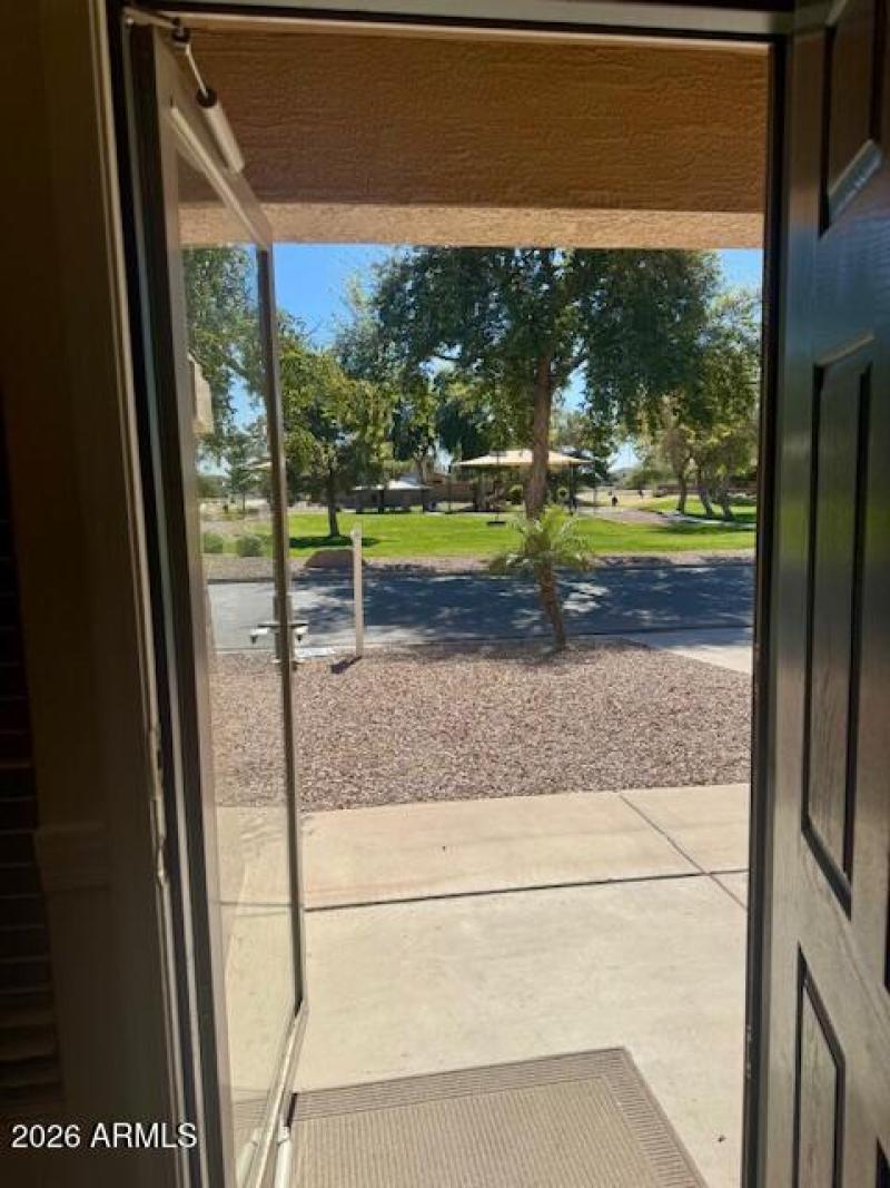 view from front door