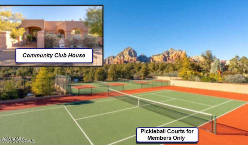 Dues include use of courts & clubhouse