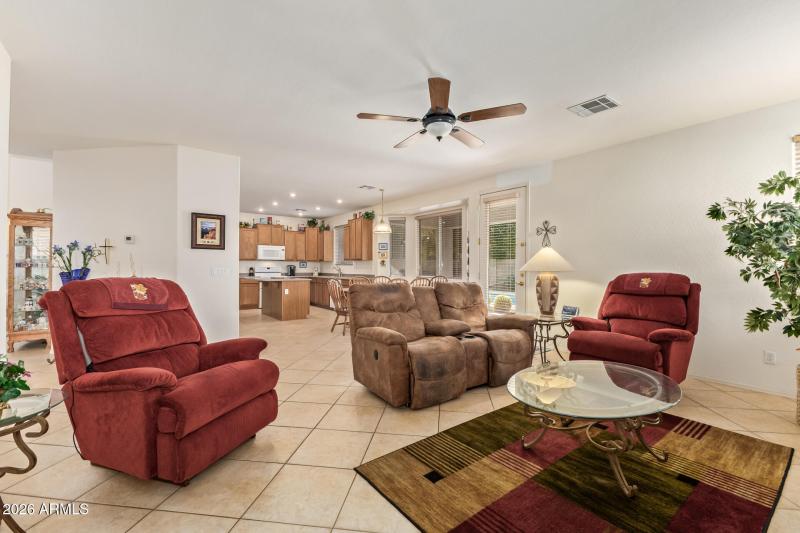 Family Room next to kitchen