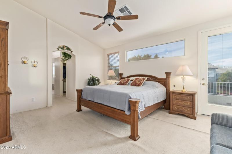 Large Master with Balcony