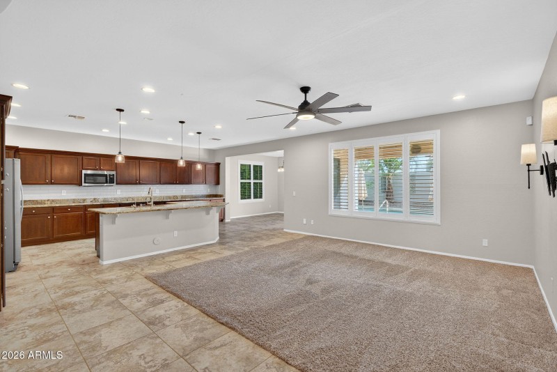 Plantation Shutters Throughout!