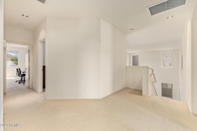 Upstairs Hall to Beds and Loft