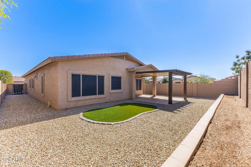 BACK YARD COVERED PATIO/PERGOLA