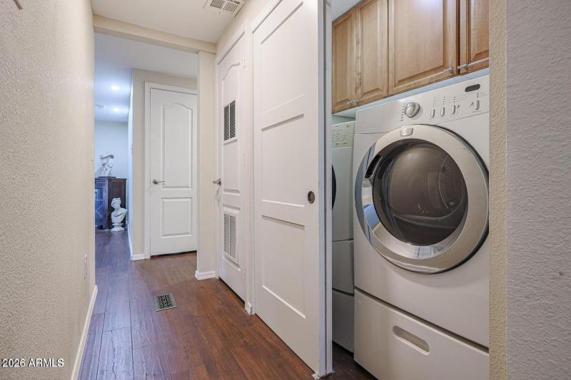 Washer and dryer included