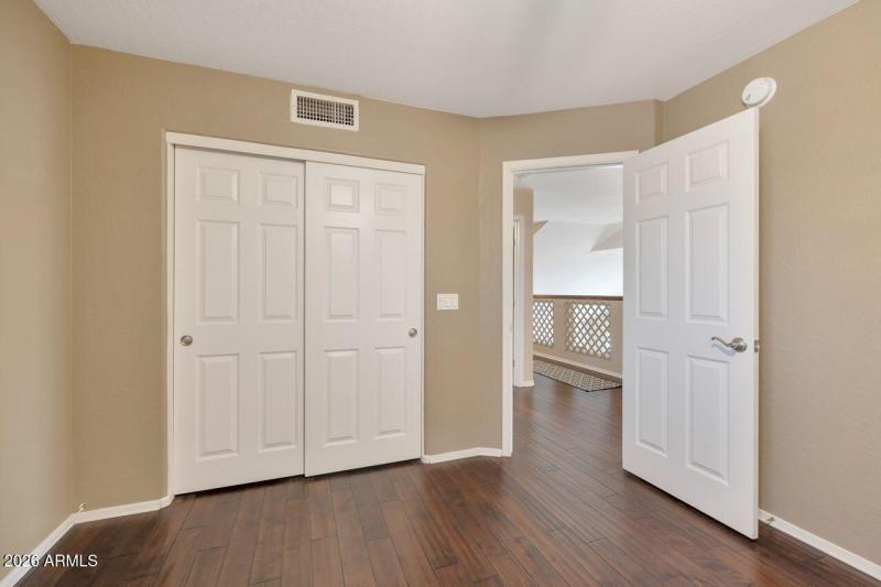 secondary bedroom closet