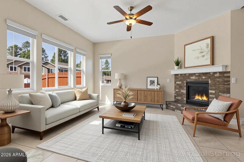 Living Room - Virtually Staged