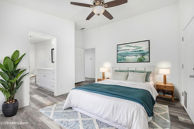 Virtually Staged Primary Bedroom - 14