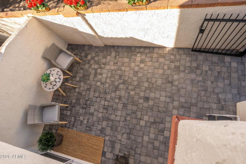 Patio View From Master Bdrm Balcony