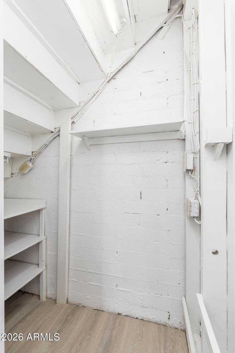 Large Storage Area Under Stairway
