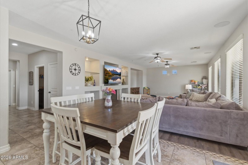 Dining Area and Great Room View