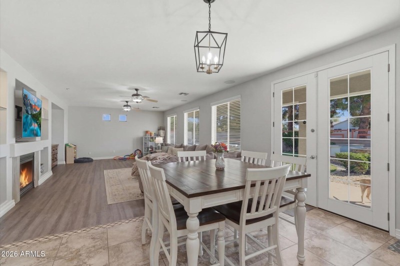 Dining Area with Patio Access