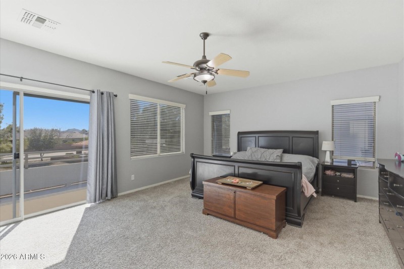 Primary Bedroom with Balcony Access