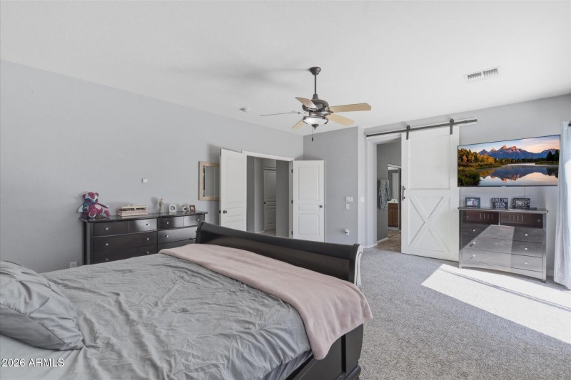 Primary Suite with Barn Door Entry