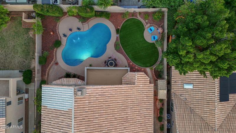 Backyard Aerial View