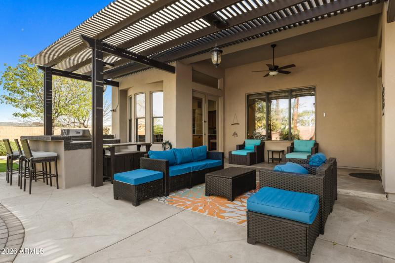 Pergola Extended Cover with Misters