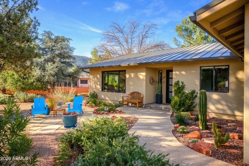 Front Patio with Red Rock views