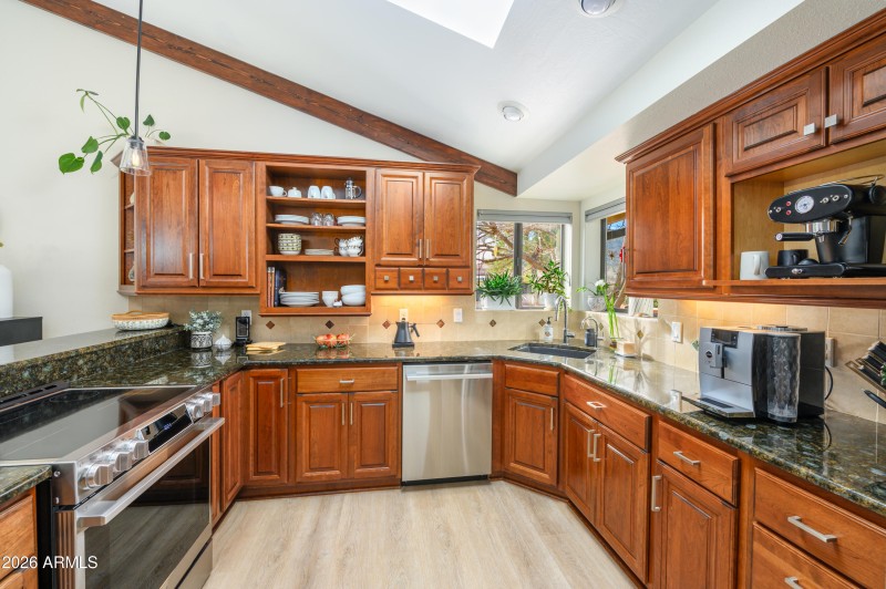 Kitchen with abundant counter space