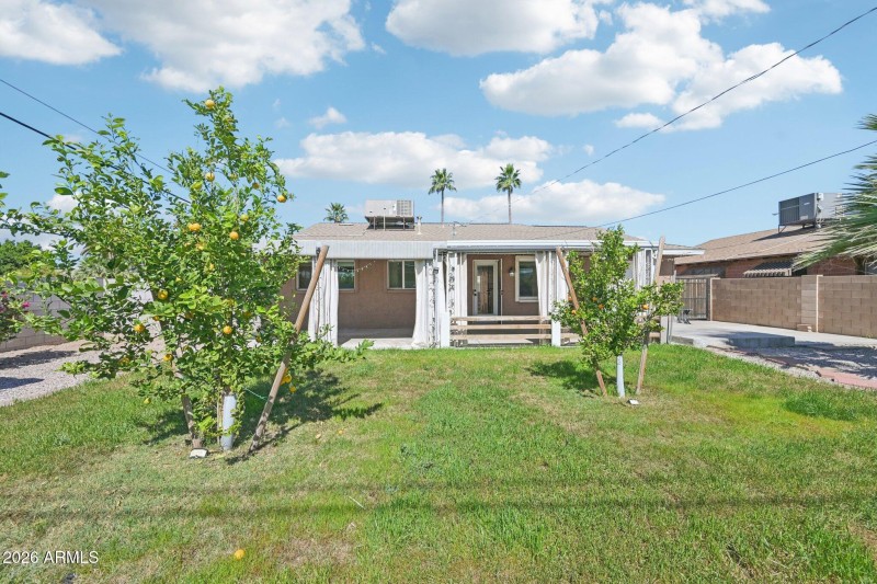 Views toward the home