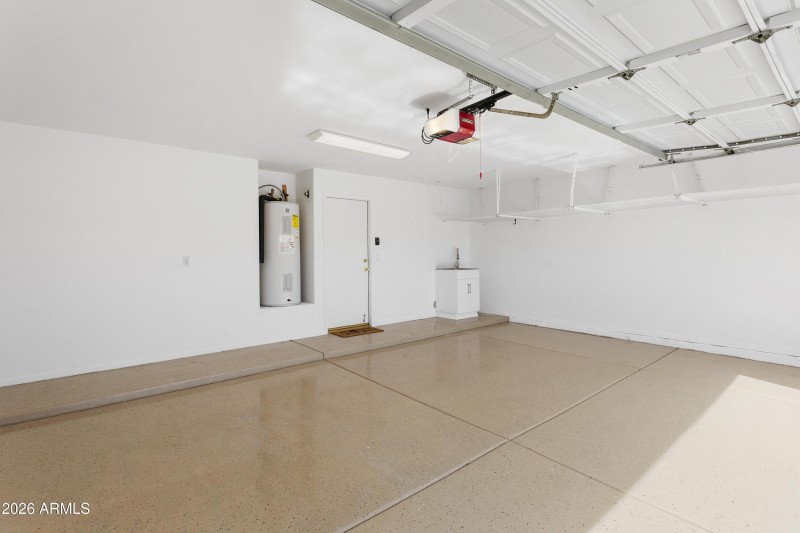 2 Car Garage w/ Epoxy Floors