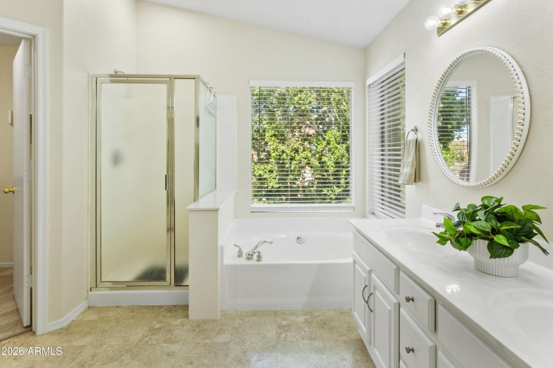 Owner's Bath w/ Separate Tub & Shower