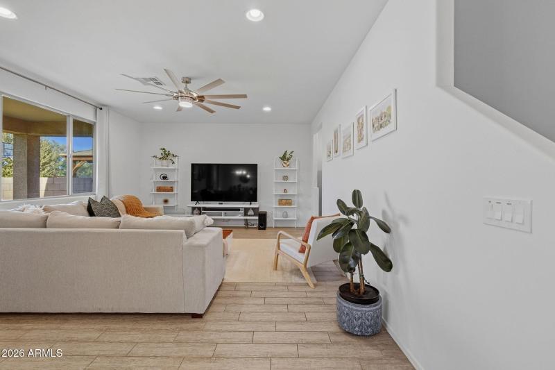 Living Area + Stairs