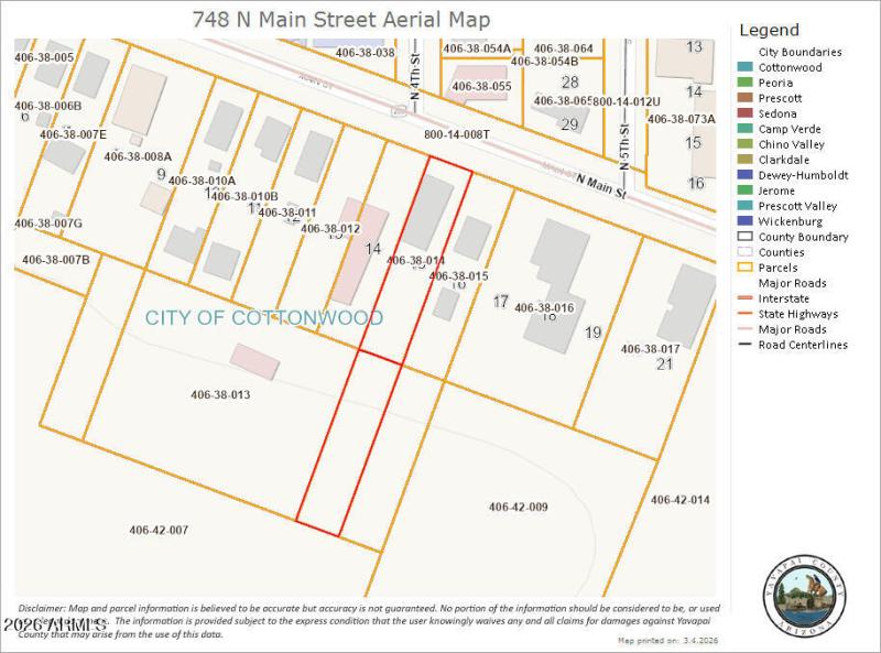 748 N Main Aerial Map
